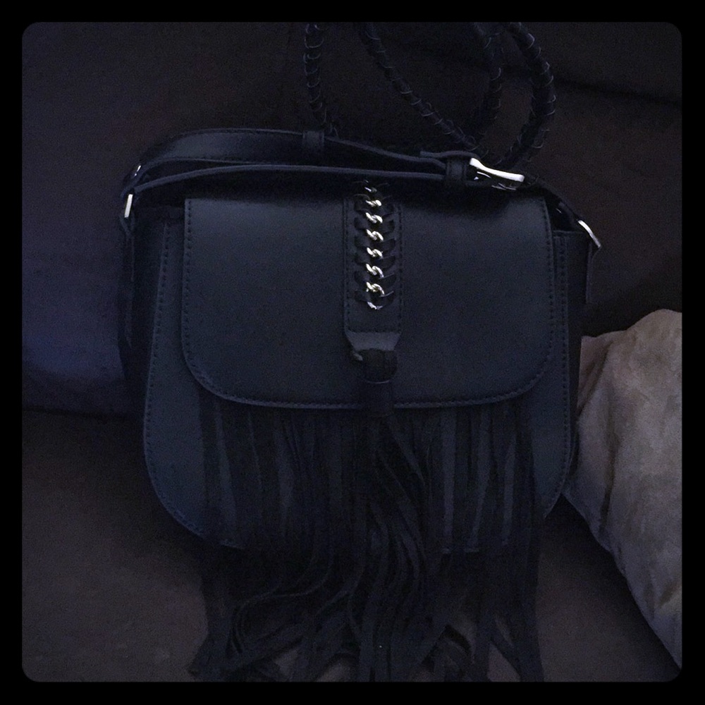 Indio black saddle bag